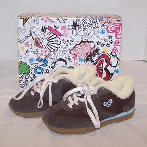 ROXY GIRL FAUX FUR LINED TELLURIDE SNEAKERS S3651
